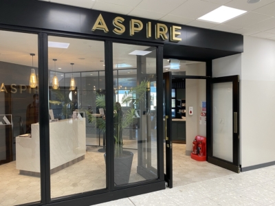 New Aspire lounge Edinburgh entrance 2