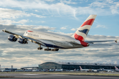 British Airways BA A380 Heathrow