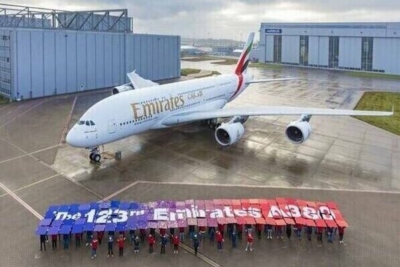 Last A380 delivered to Emirates