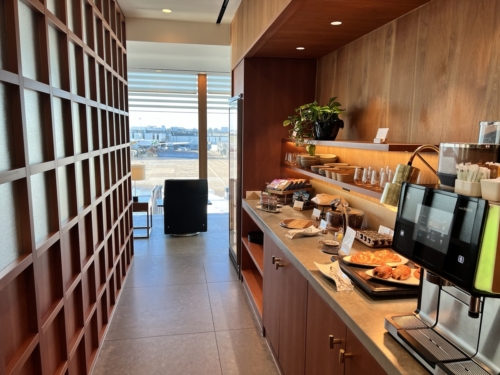 Cathay Pacific First lounge Heathrow pantry