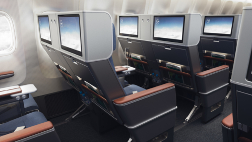 Lufthansa's new premium economy seat