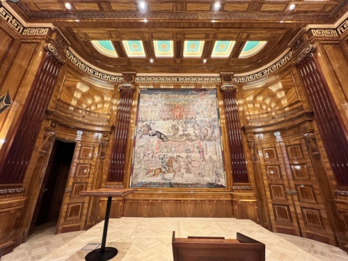 Park Hyatt Vienna grand salon tapestry