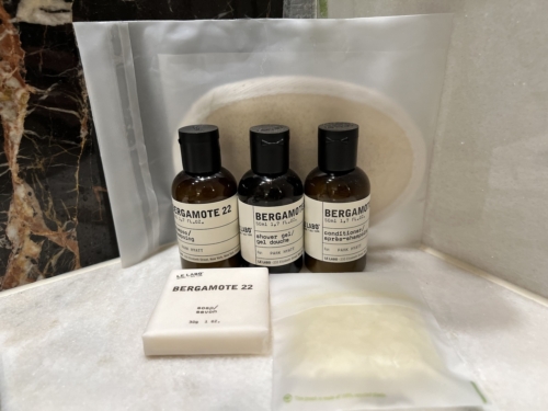 Park Hyatt Vienna le labo toiletries