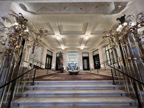 Park Hyatt Vienna lobby steps