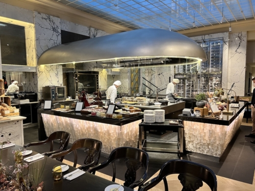 Park Hyatt Vienna open kitchen