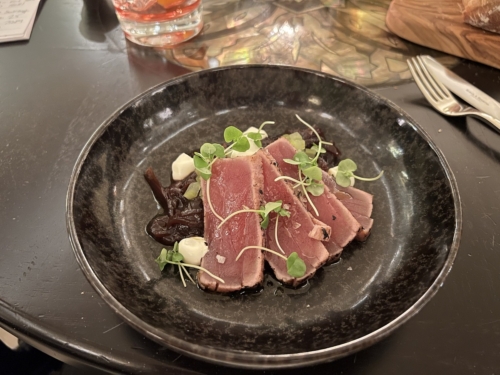 Park Hyatt Vienna tuna tataki