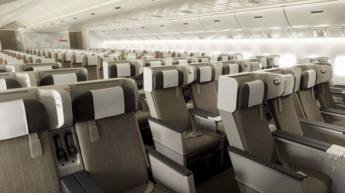 Lufthansa's new premium economy seat