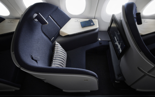 Finnair A350 business class seat