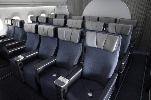 Finnair A350 premium economy cabin