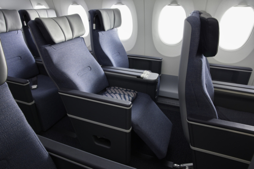 Finnair A350 premium economy recline