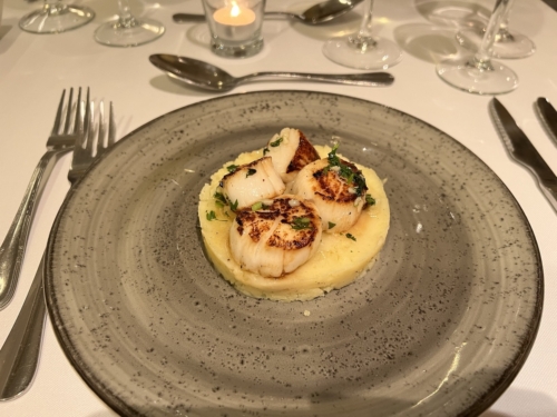 Gibraltar Rock Hotel scallops