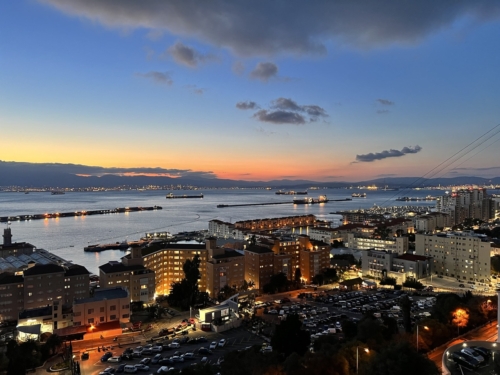 Gibraltar Rock Hotel view