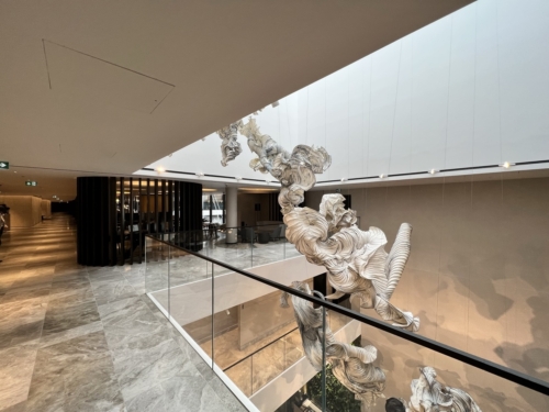 Westin London City atrium clouds