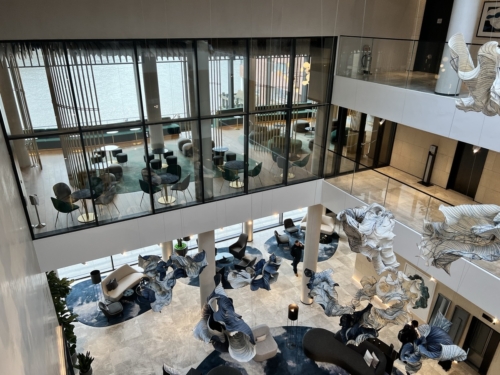 Westin London City atrium skylight