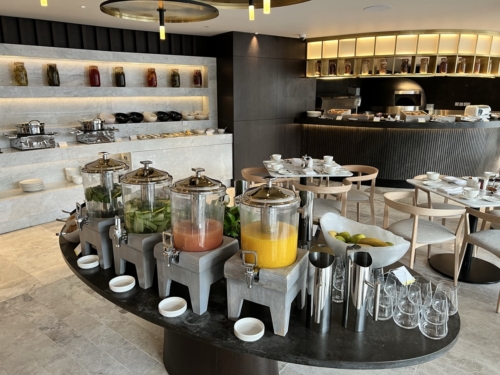 Westin London City breakfast juice