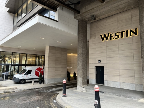 Westin London City entrance