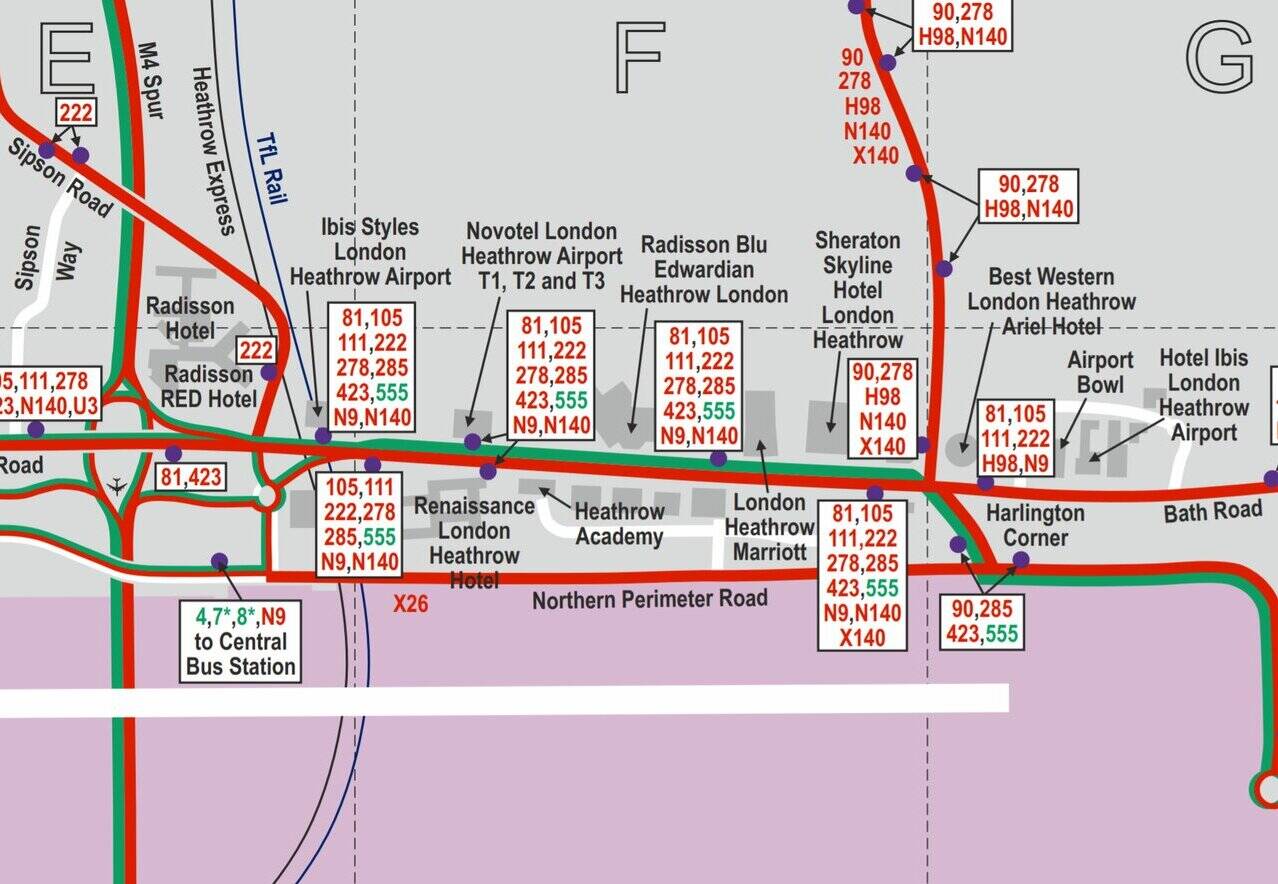 travel from central london to heathrow airport