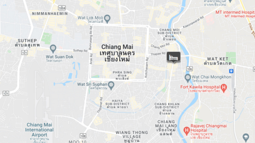 Le Meridien Chiang Mai location