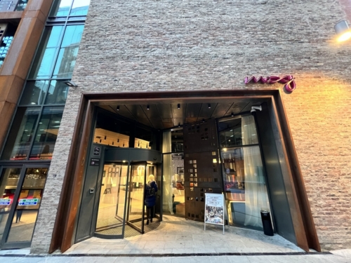 Moxy Manchester City hotel entrance