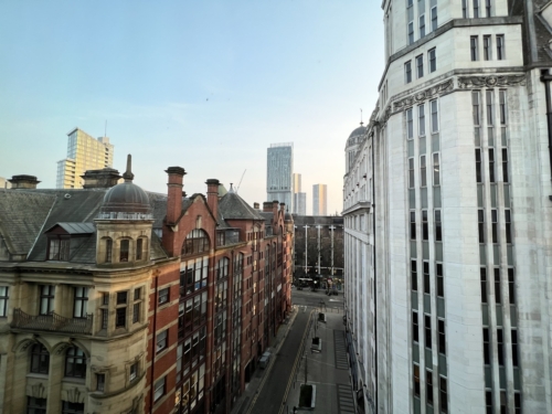 Moxy Manchester City view