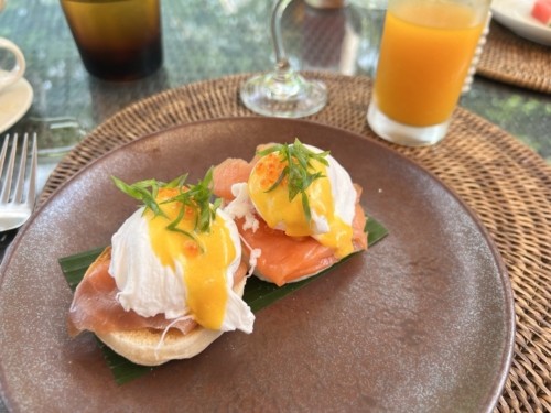 Phulay Bay Ritz Carlton Reserve eggs royale