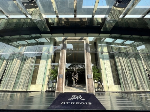 St Regis Bangkok entrance