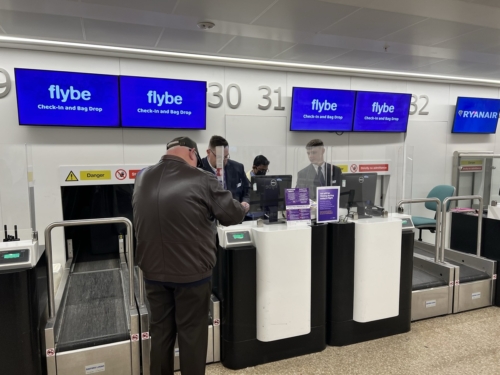 Flybe check in Birmingham