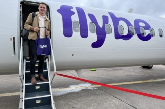 Flybe inaugural rhys