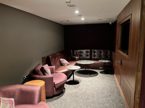 No1 Lounge Birmingham tv room