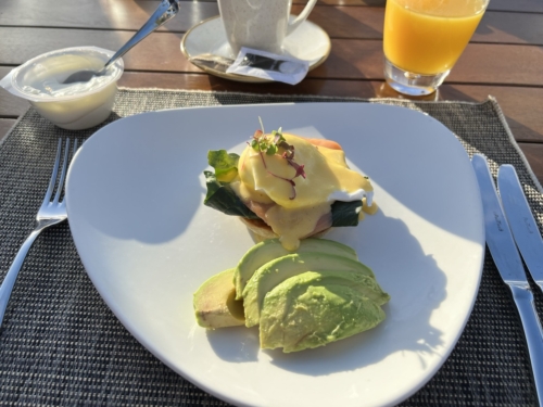 Ritz-Carlton Abama El Mirador eggs royale