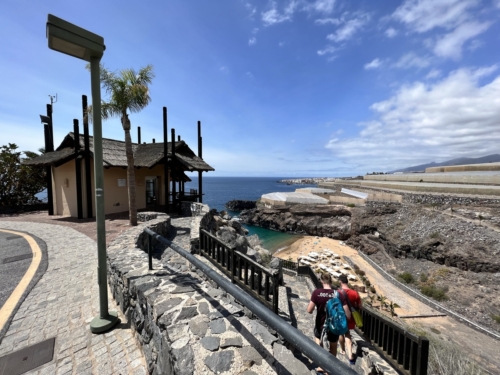 Ritz-Carlton Abama beach funicular