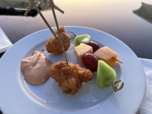 The House Barbados canapes