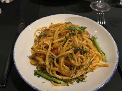 The House Barbados positano linguine