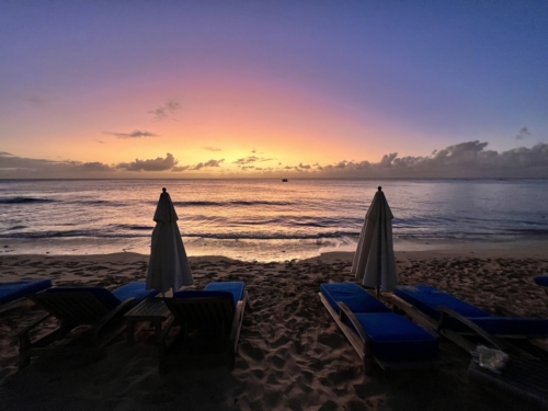 The House Barbados sunset