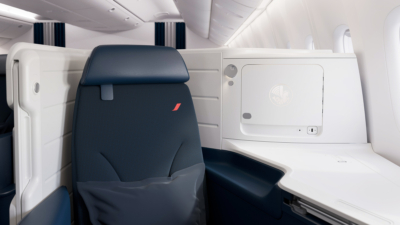 Air France new business class window