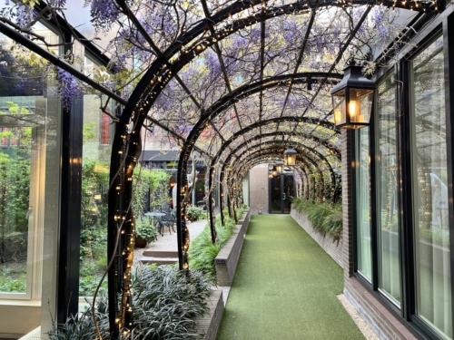 Andaz Amsterdam Prinsengracht wisteria trestle