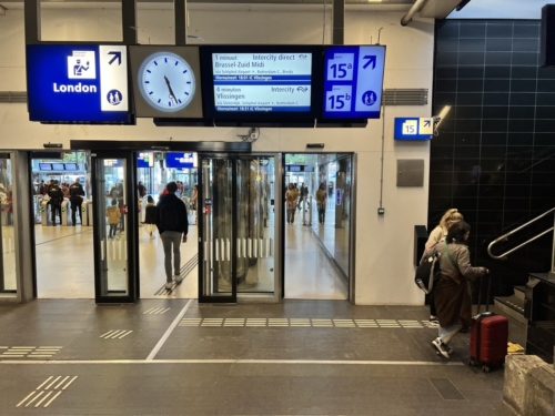 Eurostar Amsterdam Centraal sign