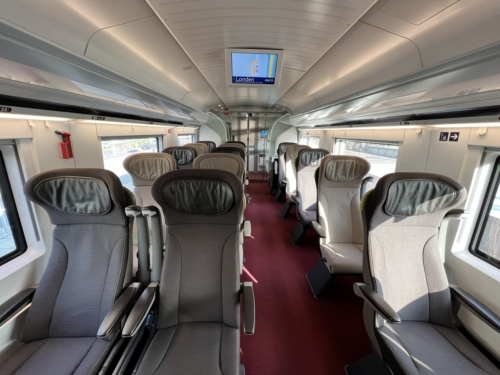 Eurostar Business Premier cabin