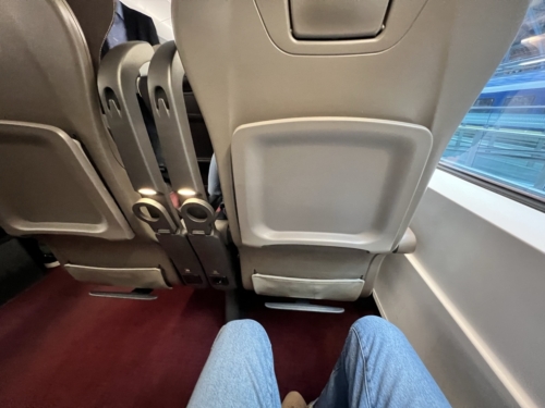 Eurostar Standard Premier legroom