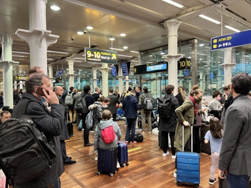 Eurostar concourse