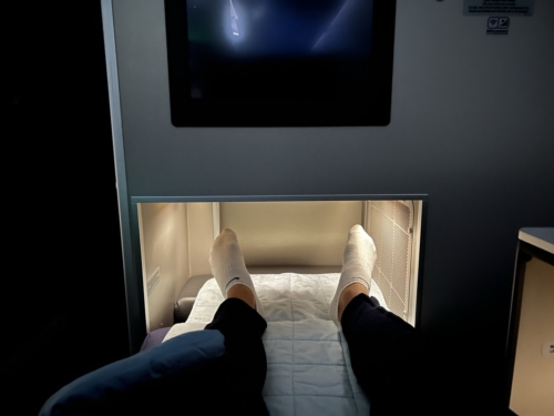 Malaysia Airlines A350 business class legroom