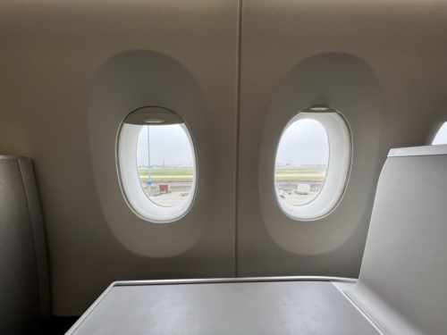 Malaysia Airlines A350 windows