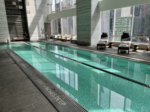 Park Hyatt New York swimming pool