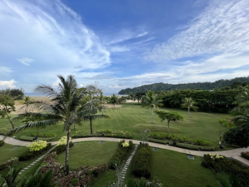 Shangri-La Rasa Ria Ocean Wing balcony view