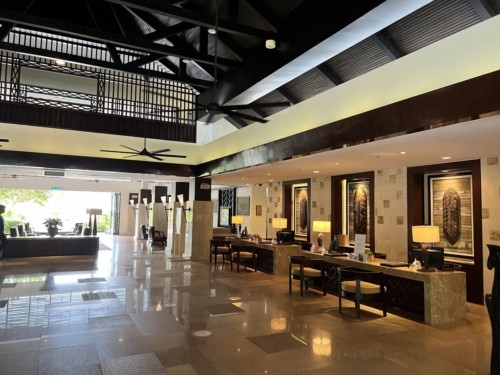 Shangri-La Rasa Ria Ocean Wing lobby