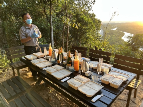 Shangri-La Rasa Ria Reserve sunrise breakfast