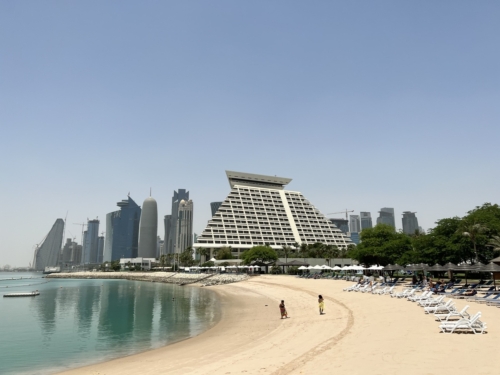 Sheraton Grand Doha beach