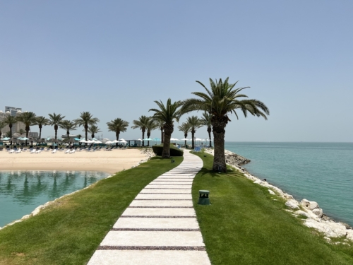 Sheraton Grand Doha beach spit