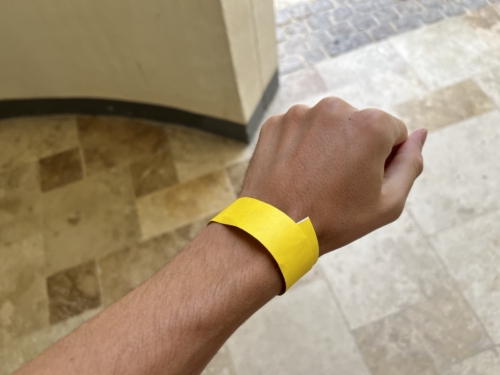 Sheraton Grand Doha pool wristband