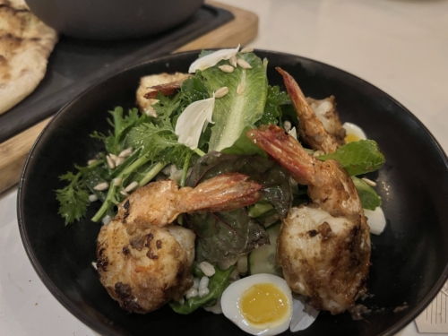 W Kuala Lumpur Flock prawn salad